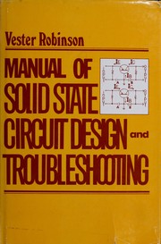 Cover of: Manual of solid state circuit design and troubleshooting