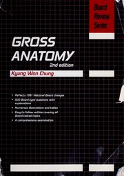 Cover of: Gross anatomy