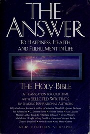Cover of: The answer to happiness, health, and fulfillment in life by 