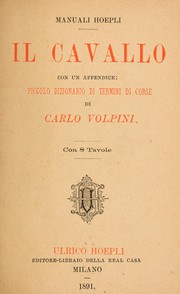 Cover of: Il cavallo by Carlo Volpini