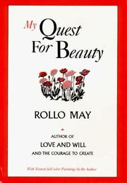 Cover of: My quest for beauty by Rollo May
