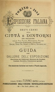 Cover of: Brevi cenni sulla citta e dintorni by Esposizione generale italiana in Torino (1884)