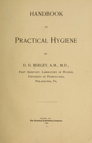 Cover of: Handbook of practical hygiene