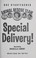 Cover of: Special delivery!