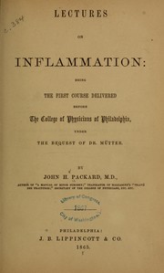 Lectures on inflammation ...
