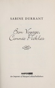 Cover of: Bon voyage, Connie Pickles