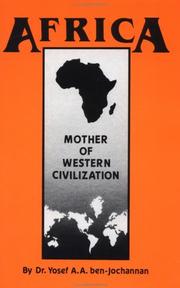 Cover of: Africa: Mother of Western Civilization (African-American Heritage Series)