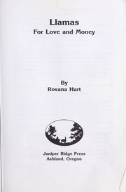 Cover of: Llamas for love and money by Rosana Hart