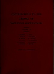 Cover of: Contributions to the theory of nonlinear oscillations by Solomon Lefschetz
