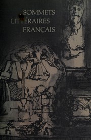 Cover of: Sommets littéraires français: anthologie-histoire de la littérature française des origines à nos jours