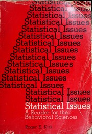 Cover of: Statistical issues: a reader for the behavioral sciences.