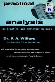 Cover of: Practical analysis: graphical and numerical methods