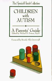 Cover of: Children With Autism: A Parents' Guide (Special Needs Collection)