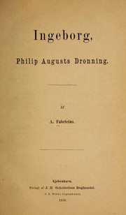 Cover of: Ingeborg, Philip Augusts dronning