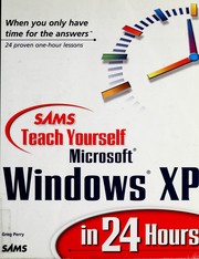 Cover of: Sams teach yourself Microsoft Windows XP in 24 hours