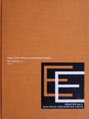 Cover of: Integrated electronic systems.