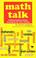 Cover of: Math talk