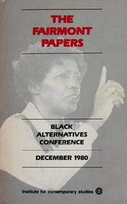 Cover of: The Fairmont Papers by Thomas Sowell, et al.