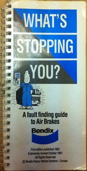 What's stopping you by Bendix Limited.