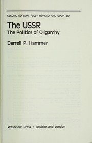 Cover of: The USSR by Darrell P. Hammer