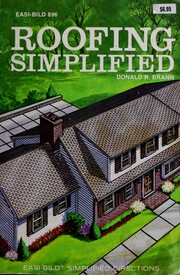 Roofing simplified by Donald R. Brann