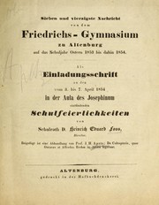 Cover of: De coleopteris, quae Oscarus et Alfredus Brehm in Africa legerunt