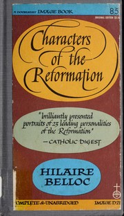 Cover of: Characters of the Reformation.