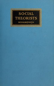 Cover of: Social theorists.