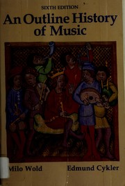 Cover of: An outline history of music