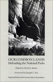 Cover of: Our Common Lands: Defending The National Parks