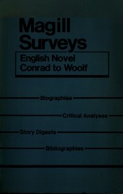 Cover of: English novel, Conrad to Woolf