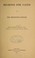 Cover of: Reasons for faith in this nineteenth century