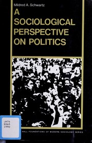 Cover of: A sociological perspective on politics