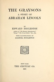 Cover of: The Graysons: a story of Abraham Lincoln