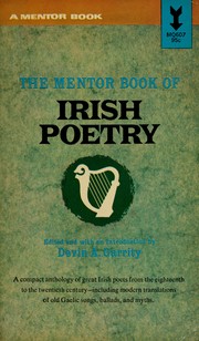 Cover of: The Mentor book of Irish poetry: from AE to Yeats