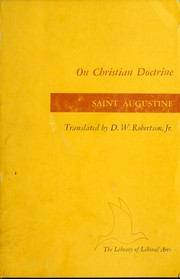 Cover of: On Christian doctrine