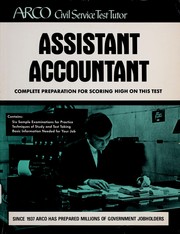 Cover of: Assistant Accountant: The Complete Study Guide for Scoring High (Arco Civil Service Test Tutor)