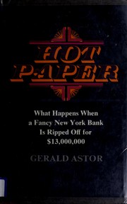Hot paper by Gerald Astor