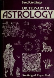 Cover of: Dictionary of astrology