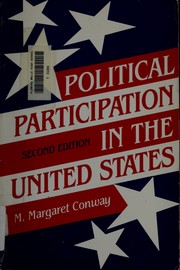 Cover of: Political participation in the United States by M. Margaret Conway