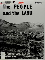 Cover of: The people and the land: a preliminary report