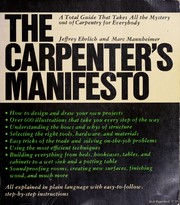 Cover of: The carpenter's manifesto