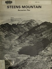 Cover of: Steens Mountain recreation plan