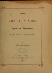 Cover of: Christ in song