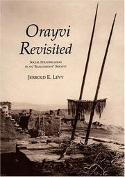 Orayvi revisited by Jerrold E. Levy