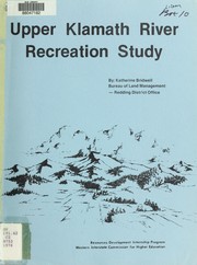 Cover of: Upper Klamath River recreation study