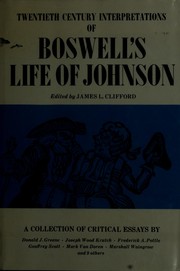 Cover of: Boswell's "Life of Johnson" (20th Century Interpretations)