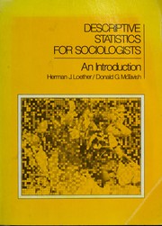 Cover of: Descriptive statistics for sociologists: an introduction