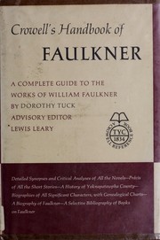 Cover of: Crowell's handbook of Faulkner