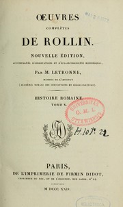 Cover of: Oeuvres complètes